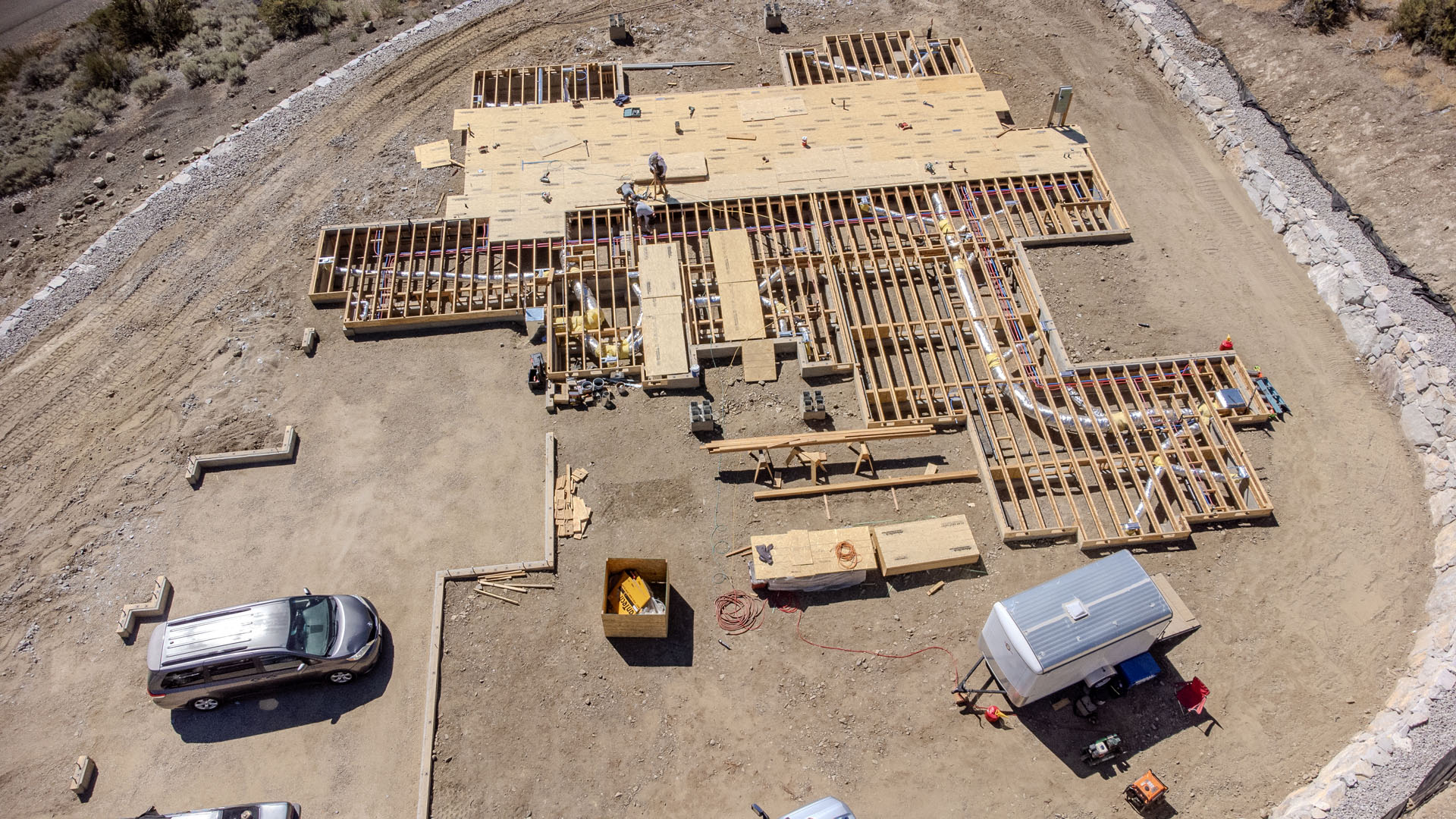 Custom Home Framing & Site Work | Eagle Ridge Road, Genoa Nevada | DE Jansse & Company